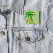 Dschungel-Affe in der Kinderwagen-Babyparty Button (Beispiel)