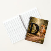 Dschungel Alphabet Buchstabe D Dingo Bildungsheft Notizblock (Innenseite)