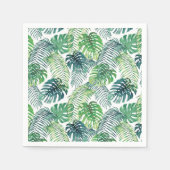 Dschungel aus Palms Designpapier Napkins Serviette (Vorderseite)