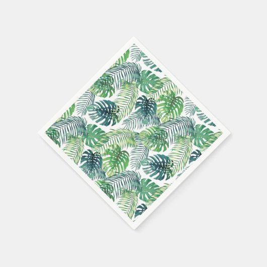 Dschungel aus Palms Designpapier Napkins Serviette (Ecke)