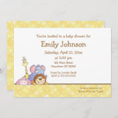 Dschungel-Baby-Entwurf Einladung (Vorne/Hinten)