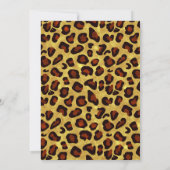 Dschungel-Babyparty-Einladung - Mädchen-Babyparty Einladung (Rückseite)