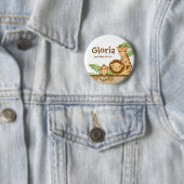 Dschungel-Babys - Großmutter-Zu-Ist Knopf Button (Beispiel)