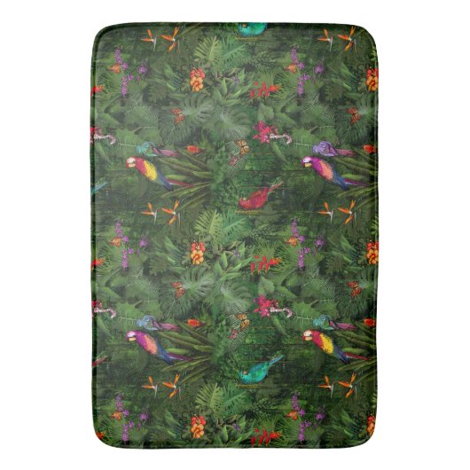 Dschungel-Bad-Matte Badematte (Vorderseite Vertikal)