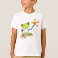 Dschungel-Baum-Frosch hell und bunt