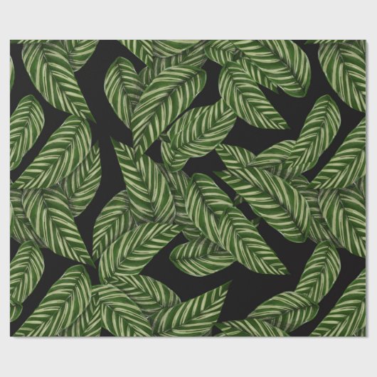 Dschungel-Blätter Geschenkpapier (Flach)