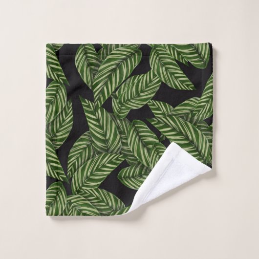 Dschungel Blätter Handtuchhandtuch Set (Waschlappen)
