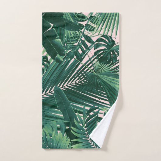Dschungel Blätter Siesta #1 Badhandtuch Set (Handtuch)