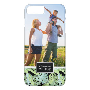 Dschungel-Blumenmuster addieren Ihr Foto u. Case-Mate iPhone Hülle