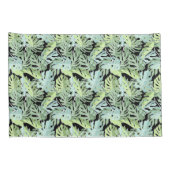 Dschungel-Blumenmuster Kissenbezug (Rückseite-Rechts)