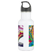 Dschungel botanisch edelstahlflasche (Rückseite)
