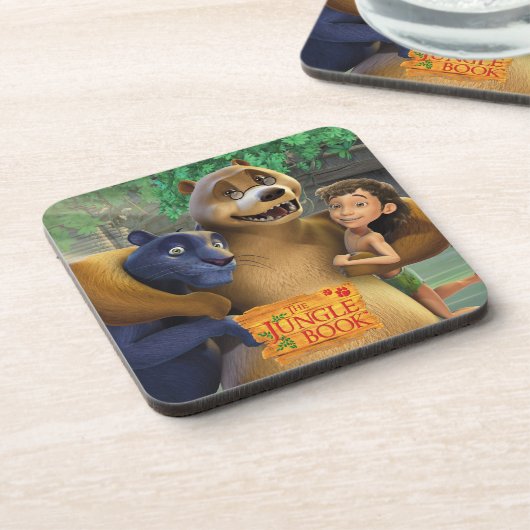 Dschungel-Buch-Gruppe schoss 1 Untersetzer (Linke Seite)