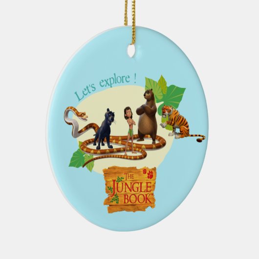 Dschungel-Buch-Gruppe schoss 4 Keramik Ornament (Rechts)