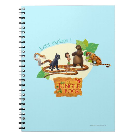 Dschungel-Buch-Gruppe schoss 4 Notizblock (Vorderseite)