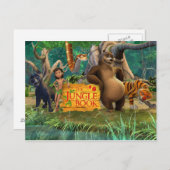 Dschungel-Buch-Gruppe schoss 5 Postkarte (Vorne/Hinten)