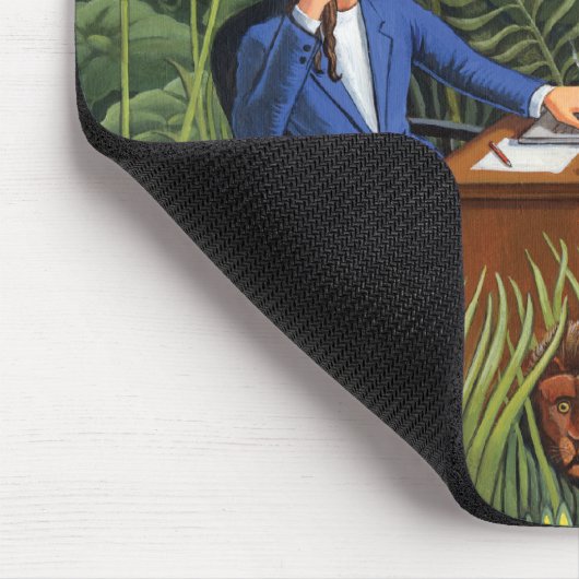Dschungel-Büro Mousepad (Ecke)