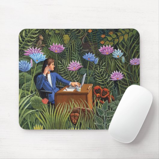 Dschungel-Büro Mousepad (Mit Mouse)