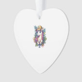 Dschungel-Explorer-Einhorn (1) Ornament (Vorderseite)