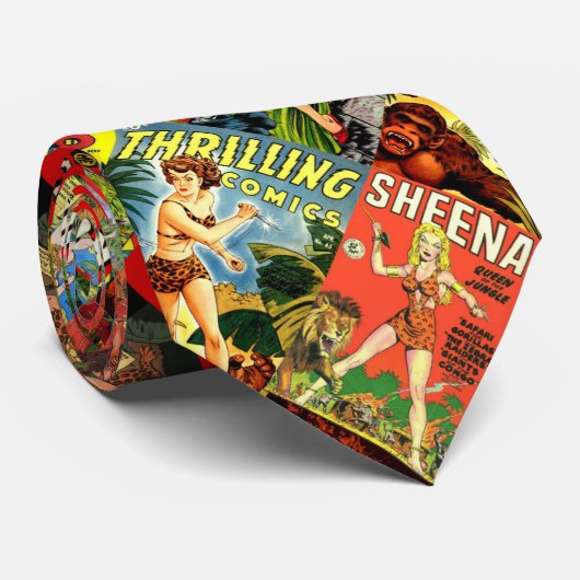 Dschungel-Fieber Krawatte (Gerollt)