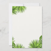 Dschungel flüstern danke einladung (Rückseite)