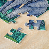 Dschungel-Freunde-Wasserparty-Puzzle Puzzle (Seite)