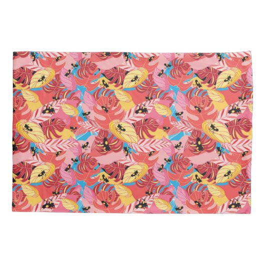 Dschungel-Frösche Kissenbezug (Rückseite-Links)