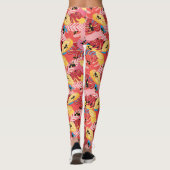 Dschungel-Frösche Leggings (Rückseite)