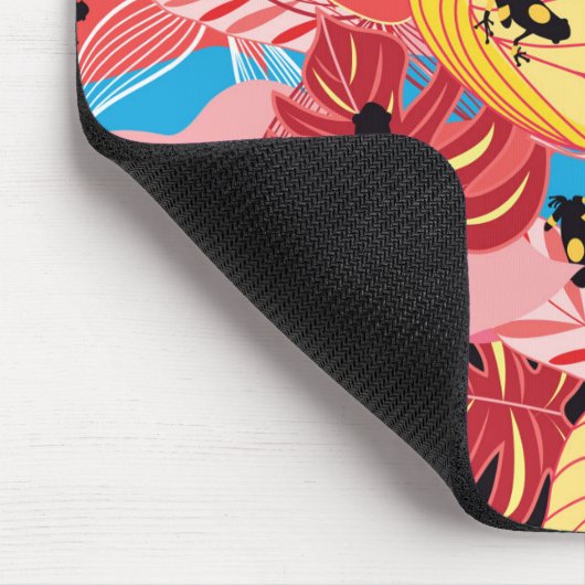 Dschungel-Frösche Mousepad (Ecke)