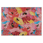 Dschungel-Frösche Schneidebrett (Vorderseite)