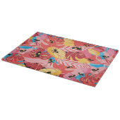 Dschungel-Frösche Schneidebrett (Ecke)