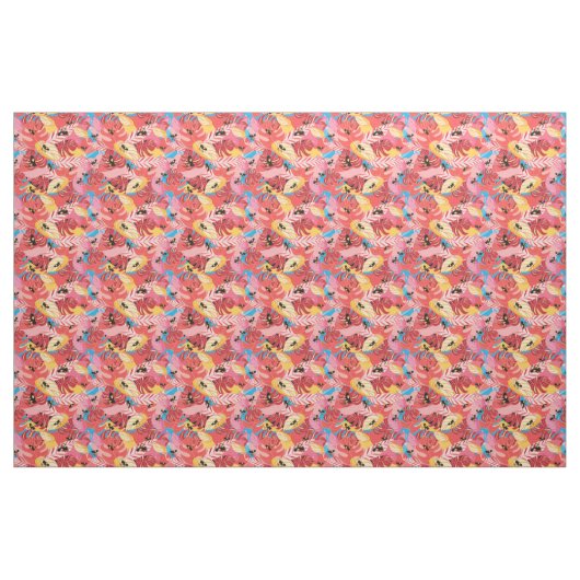 Dschungel-Frösche Stoff (Fat Quarter (45,7 x 55,9 cm))