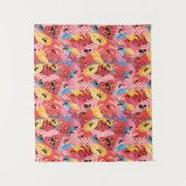 Dschungel-Frösche Wandteppich (Vorderseite)