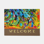 Dschungel-Garten Fußmatte (Vorderseite)