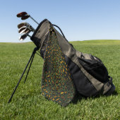 Dschungel-Gelbkäse Leopardenmuster Golfhandtuch (Gras)