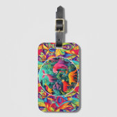 Dschungel Gepäckanhänger (Vorderseite Vertikal)