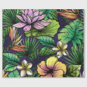 Dschungel Geschenkpapier (Flach)