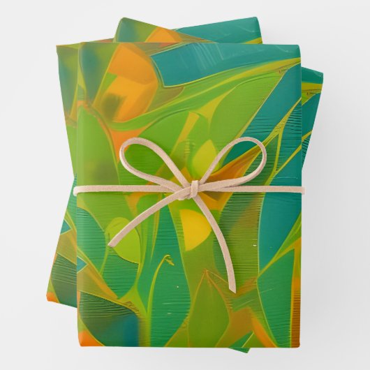 Dschungel Geschenkpapier Set (Beispiel)