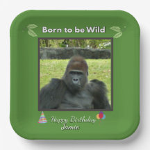 Dschungel-Grün-Gorilla-Feier