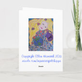 Dschungel-Gruß-Karte Karte (Rückseite)