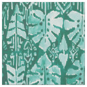 DSCHUNGEL IKAT hawaiisches tropisches Stammes- Stoff (Nahaufnahme)