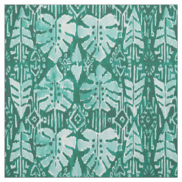 DSCHUNGEL IKAT hawaiisches tropisches Stammes- Stoff