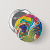 Dschungel-Katze Button (Vorne & Hinten)