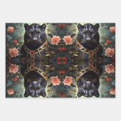 Dschungel King majestätisch Löwe panther & tiger Geschenkpapier Set (Vorderseite)