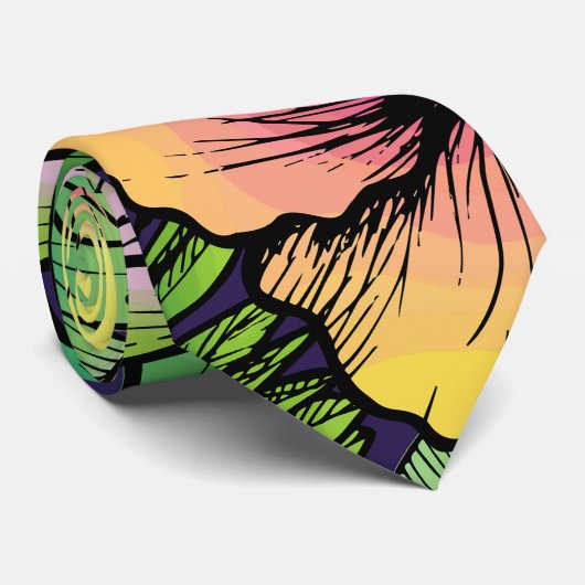 Dschungel Krawatte (Gerollt)