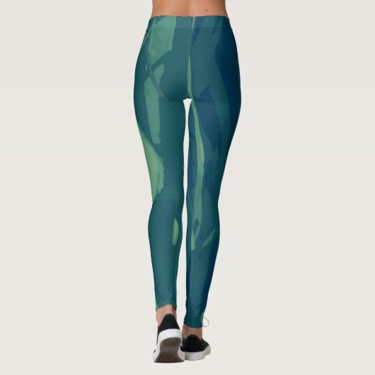 Dschungel-Leggings Leggings (Rückseite)
