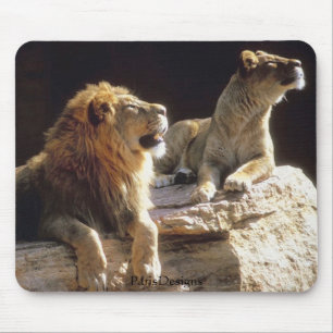 Dschungel-Löwen Kenia Mousepad