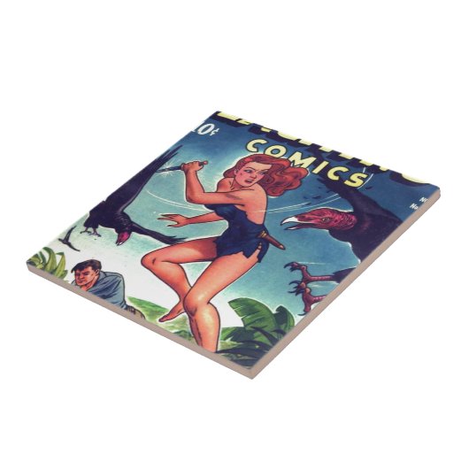 Dschungel-Mädchen und Eigentumswohnung Fliese (Seite)