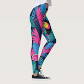 Dschungel-Mischmasch Leggings (Rechts)