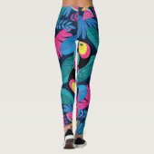 Dschungel-Mischmasch Leggings (Rückseite)