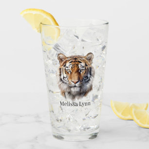Dschungel mit coolem Tiger Glas